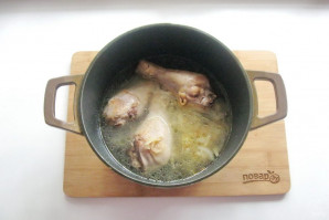 Азербайджанский суп из курицы - фото шаг 7