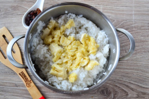 Рисовая каша с бананом - фото шаг 4