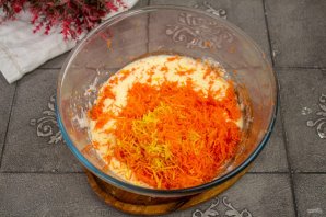 Творожно-морковный кекс - фото шаг 3