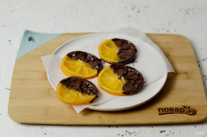 Карамелизированные апельсины в шоколаде - фото шаг 6