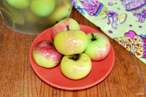 Моченые яблоки с медом - фото шаг 9