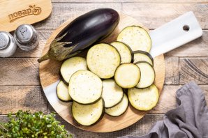 Слоеный баклажан - фото шаг 2