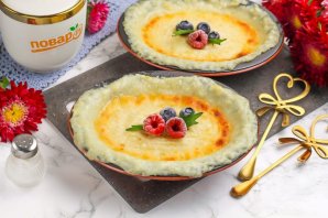 Творожная запеканка без яиц - фото шаг 8