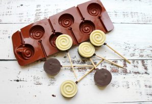 Шоколадные конфеты на палочке - фото шаг 5