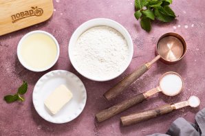 Хворост без яиц - фото шаг 1