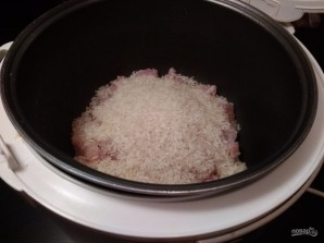 Рис с курицей и фасолью в мультиварке - фото шаг 2
