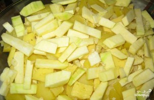 Картофельная запеканка с кабачками - фото шаг 2