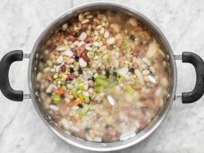 Вегетарианский суп из фасоли - фото шаг 5