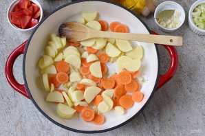 Овощи тушеные - фото шаг 3