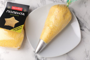 Апельсиновое печенье с полентой "Bravolli" - фото шаг 6