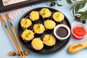 Запеченные роллы - фото шаг 11