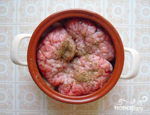 Запеченные телячьи мозги с овощами - фото шаг 5