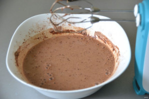 Шоколадный клафути с вишней - фото шаг 6