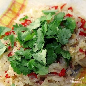 Тайский салат из яиц - фото шаг 9