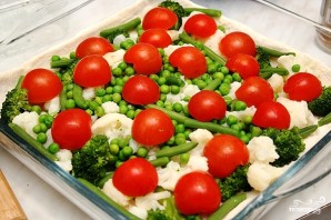 Цветной пирог с овощами - фото шаг 11