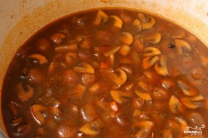 Суп с грибами и фарро - фото шаг 3