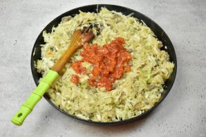 Начинка из фарша и капусты для блинов - фото шаг 5