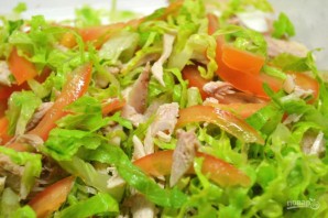 Салат с курицей и томатами - фото шаг 5