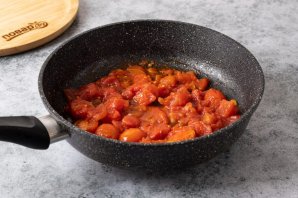 Паста "Пичи" с помидорами и чесноком - фото шаг 8