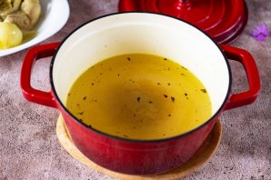 Гороховая каша с мясом - фото шаг 5