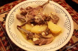 Бараньи ребрышки в духовке с картошкой - фото шаг 4