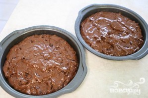 Шоколадный пирог со сливочным кремом - фото шаг 3