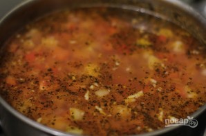 Овощной суп с орегано - фото шаг 7