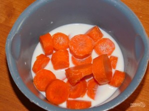 Морковное суфле с творогом - фото шаг 1