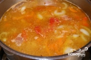 Суп с тефтелями - фото шаг 7