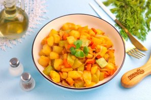 Рагу из кабачков и картофеля - фото шаг 8