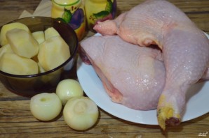 Курица, запеченная в рукаве - фото шаг 1
