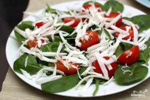 Салат со шпинатом и помидорами черри - фото шаг 5