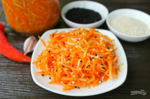 Сельдерей с морковью по-корейски - фото шаг 7