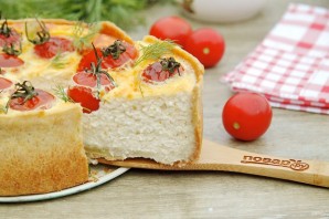 Киш с сыром и помидорами - фото шаг 11
