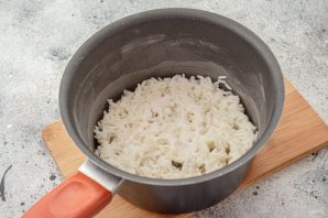 Молочная рисовая каша с тыквой - фото шаг 4