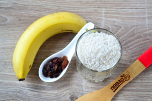 Рисовая каша с бананом - фото шаг 1