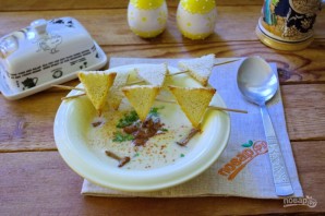 Крем-суп из кабачков с лисичками - фото шаг 12