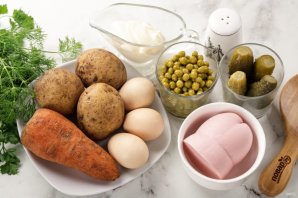 Салат "Пасхальный венок" - фото шаг 1