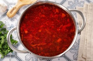 Борщ с картофелем - фото шаг 17