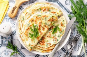 Блинчики с сыром - фото шаг 12