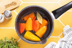 Маринованные мини-перцы с сыром - фото шаг 4