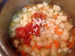 Суп с фасолью и шпинатом - фото шаг 5