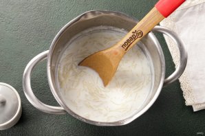 Молочный суп с вермишелью - фото шаг 8