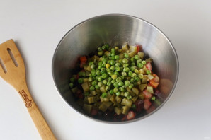 Винегрет из запеченных овощей - фото шаг 5