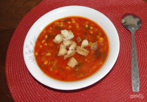 Томатный суп простой - фото шаг 8