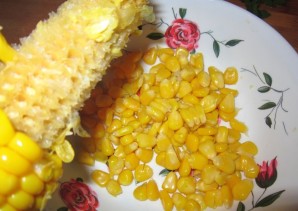 Цветная капуста с кукурузой - фото шаг 2