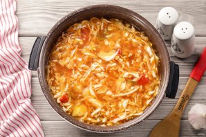 Постные щи в мультиварке - фото шаг 9