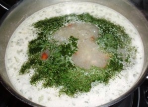 Суп с маринованными грибами   - фото шаг 12