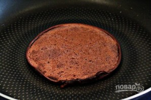 Торт из шоколадных блинчиков - фото шаг 4