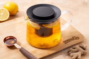 Имбирный чай с медом и лимоном - фото шаг 7